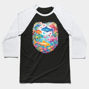 Marine Life Baseball T-Shirt